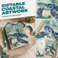 🌊📅 2026–2030 5-Year Monthly Planner – Spiral Ocean-Themed Long-Term Organizer