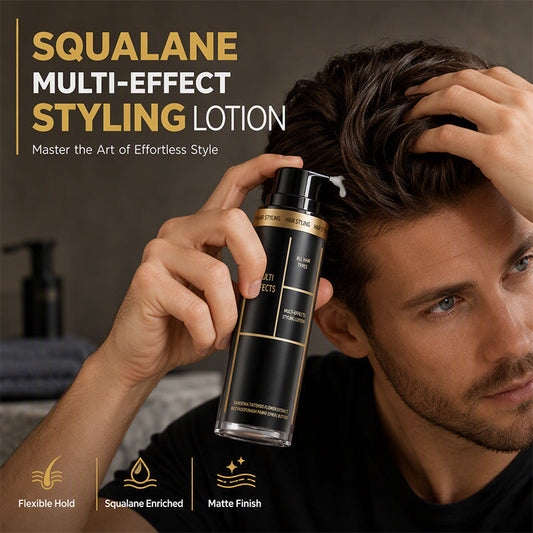 💇 Matte Hair Styling Lotion – Flexible Hold with Squalane, Shea Butter & Jojoba Oil