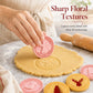 🎄🍪 Festive Christmas Cookie Cutter Set – 3D Holiday Baking Stamps for Reindeer, Snowflakes & More