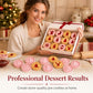 🎄🍪 Festive Christmas Cookie Cutter Set – 3D Holiday Baking Stamps for Reindeer, Snowflakes & More