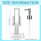 🫧 Refillable Soap Dispenser – Stylish Clear Pump Bottle for Bathroom & Kitchen Sink