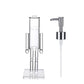 🫧 Refillable Soap Dispenser – Stylish Clear Pump Bottle for Bathroom & Kitchen Sink