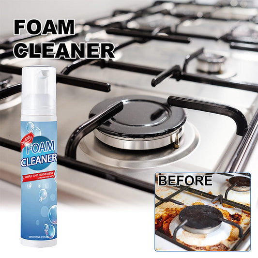 🫧🧽 Multi-Purpose Kitchen Foam Cleaner – Spray-On Grease & Grime Cleaner for Everyday Home Care