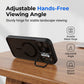 📱✨ Clear Magnetic Phone Case with Flip Camera Guard Kickstand – Slim Protective Stand Case