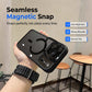 📱✨ Clear Magnetic Phone Case with Flip Camera Guard Kickstand – Slim Protective Stand Case
