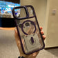 📱✨ Clear Magnetic Phone Case with Flip Camera Guard Kickstand – Slim Protective Stand Case