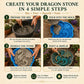 🐉 Reusable Dragon Stepping Stone Mold – DIY Concrete Garden Path & Outdoor Decor Mold