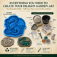 🐉 Reusable Dragon Stepping Stone Mold – DIY Concrete Garden Path & Outdoor Decor Mold