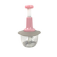 🥩🥕 Multi-Functional Press Chopper | Manual Vegetable & Meat Mincer with 3D Stainless Steel Blades