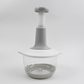 🥩🥕 Multi-Functional Press Chopper | Manual Vegetable & Meat Mincer with 3D Stainless Steel Blades