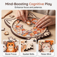 🐱🧩 Wooden Cat Stacking Puzzle – Colorful Animal Balance Game for Family Fun & Decor