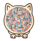 🐱🧩 Wooden Cat Stacking Puzzle – Colorful Animal Balance Game for Family Fun & Decor