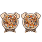 🐱🧩 Wooden Cat Stacking Puzzle – Colorful Animal Balance Game for Family Fun & Decor