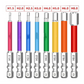 🧲🔩 Magnetic Anti-Slip Screwdriver Bit Set – Color-Coded S2 Steel Driver Bits for Secure Screw Holding