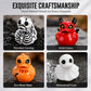 🎃🦆 Spooky Halloween Duck Figurines – Cute Mini Resin Ducks for Desk Decor & DIY Crafts