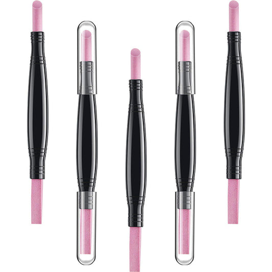 💅✨ Double-Headed Quartz Nail File Pen – Coarse & Fine Nail Shaping and Polishing Tool