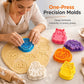 💀🎃 Halloween Mini 3D Cookie Cutter Set | One-Press Skull, Ghost & Pumpkin Embossing Molds