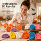 💀🎃 Halloween Mini 3D Cookie Cutter Set | One-Press Skull, Ghost & Pumpkin Embossing Molds