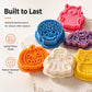 💀🎃 Halloween Mini 3D Cookie Cutter Set | One-Press Skull, Ghost & Pumpkin Embossing Molds