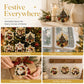🎄✨ DIY Pearl Christmas Ornament Kit – Sparkling 5D Diamond Painting Hanging Decorations