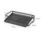 🧼💧 Self-Draining Soap Dish – Slanted Carbon Steel Soap Holder with Removable Drip Tray