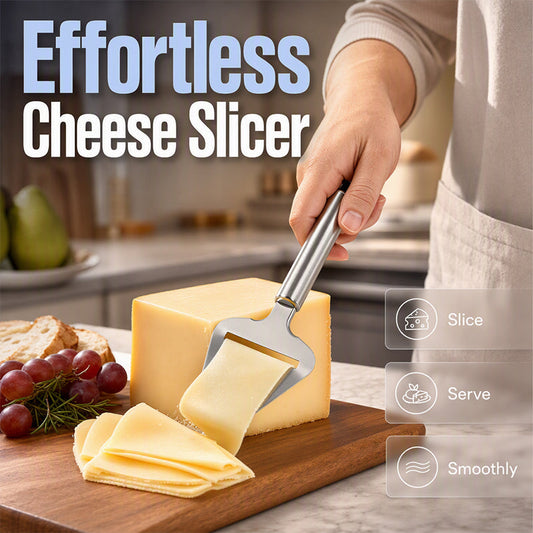 Glide & Slice Stainless Steel Kitchen Slicer – Thin Slice & Serving Tool for Cheese, Ham & More