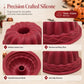 🍰✨ Spiral Silicone Cake Mold – Flexible Non-Stick Bundt Mold for Beautiful Homemade Cakes