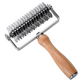 🥧✨ Stainless Steel Lattice Pastry Roller – One-Roll Dough Cutter for Pies, Pastries & Decorative Crusts
