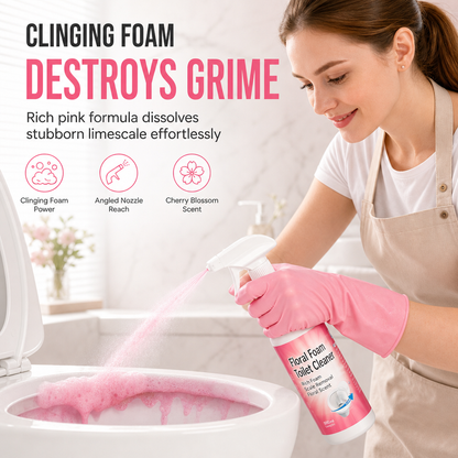 🚽🌸 Toilet Cleaning Foam Spray – Cling, Reach & Refresh