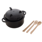 🐷🍜 1300ml Microwave Ramen Bowl – Built-In Strainer & Cute Pig Lid