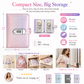 ✨💰 Lockable Glitter Budget Binder – 50 Cash Envelopes with Combination Lock