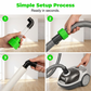 🔧 AC Condensate Drain Line Cleaner – Wet/Dry Vacuum Adapter with Clear Tube