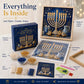 🕎✨ DIY Hanukkah Pearl Art Kit – Shimmering Menorah Art with Wood Frame