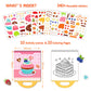 🧸✨ Reusable Sticker Activity Book – Screen-Free Creative Play for Kids