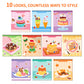🧸✨ Reusable Sticker Activity Book – Screen-Free Creative Play for Kids