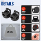 🧲🔌 Heavy-Duty Magnetic Cable Tie Mounts – No-Drill Cable Organization