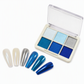 💅✨ 6-Color Solid Chrome Nail Powder – Rub-On Metallic Mirror Effect