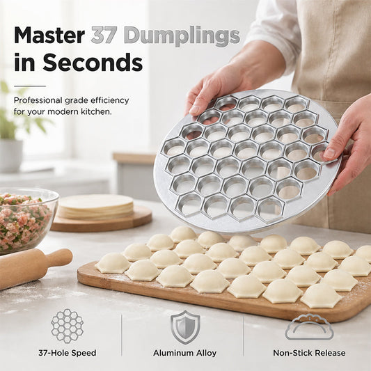 🥟✨ 37-Hole Dumpling Maker – Shape a Full Batch in One Press