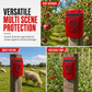 🚨☀️ Solar Outdoor Wildlife Alarm – Sound & Flash Deterrent for Gardens & Crops