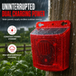 🚨☀️ Solar Outdoor Wildlife Alarm – Sound & Flash Deterrent for Gardens & Crops