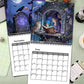🔮🌙 Mystical Witches 2027 Wall Calendar – 12 Months of Witchy Fantasy Art