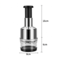🧄🔪 Stainless Steel Press Chopper – Quick Cutting for Garlic, Ginger & More