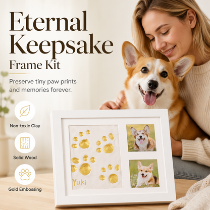 🐾❤️ DIY Pet Paw Print Keepsake Kit – Create a Memory of Your Best Friend