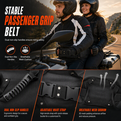 ⏳Time-Limited Special⏰: Motorcycle Passenger Grab Belt 🏍️