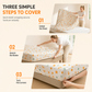 🛋️✨ Elastic Furniture Dust Cover – Full-Wrap Protection for Sofas & Beds