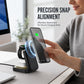 ⚡📱 3-in-1 Foldable Wireless Charging Station – 15W Phone, Watch & Earbuds Charger