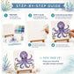 🌊✨ DIY Sea Glass Mosaic Art Kit – Create Your Own Ocean-Inspired Decor
