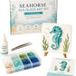 🌊✨ DIY Sea Glass Mosaic Art Kit – Create Your Own Ocean-Inspired Decor