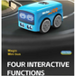 🚌😄 Intelligent Mini Bus Toy – Remote Control, LED Expressions & 4 Play Modes