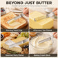 🧈✨ 3-in-1 Stainless Steel Butter Knife – Shred, Cut & Spread with One Tool